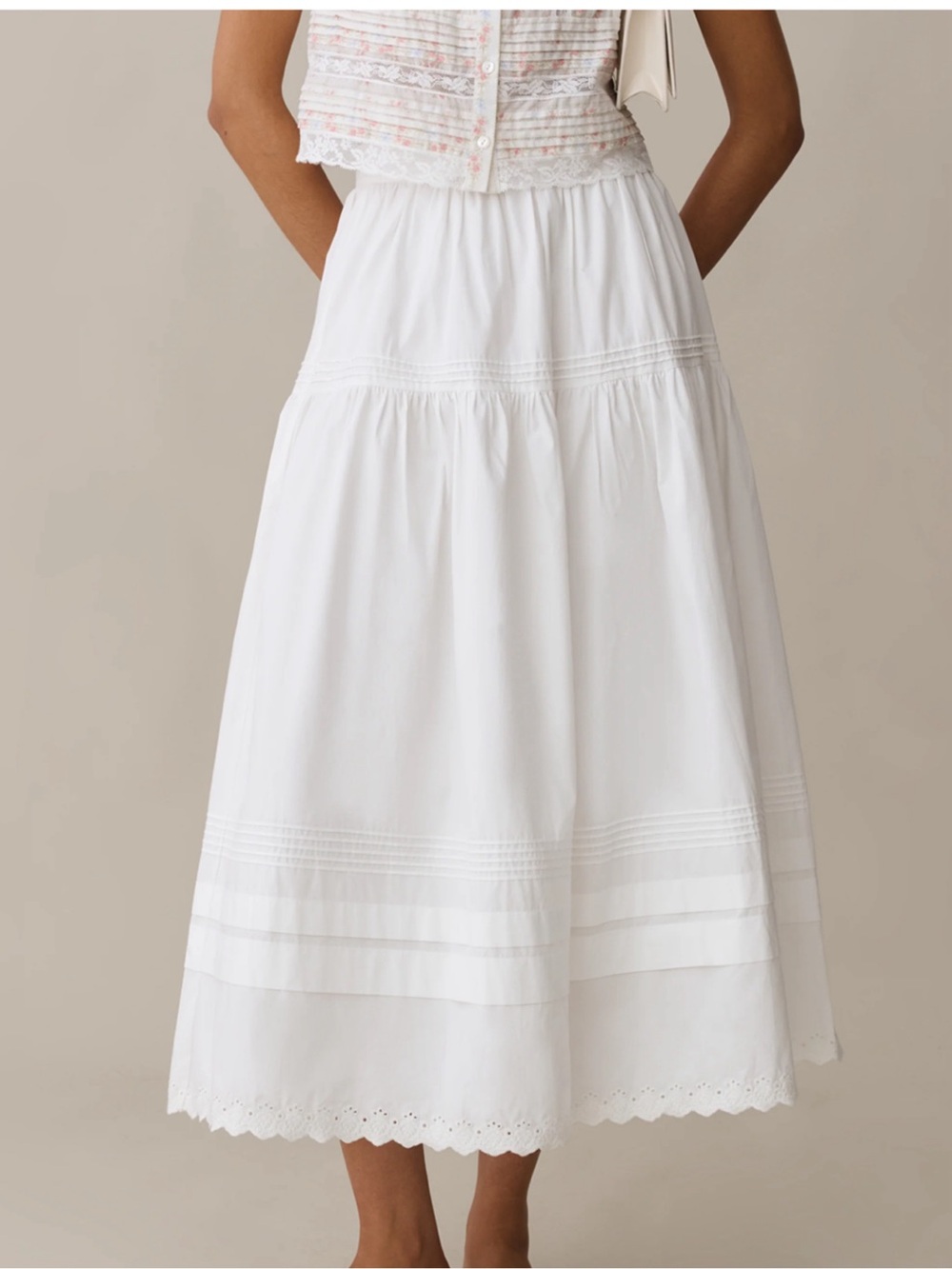o.p.t Beth Cotton Skirt size 6